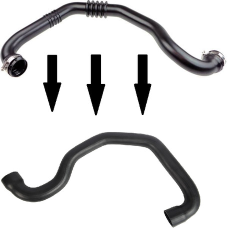 Tubo manicotto intercooler - manicotto,