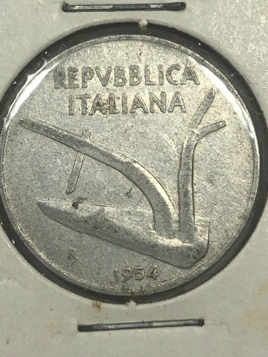 1954 italy lire - italy, 10