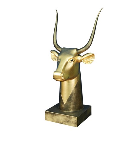 Statura egizia testa - statura, toro"
