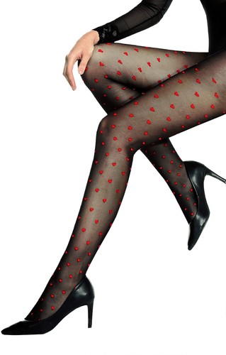 Collant velo nero - velo, fantasia