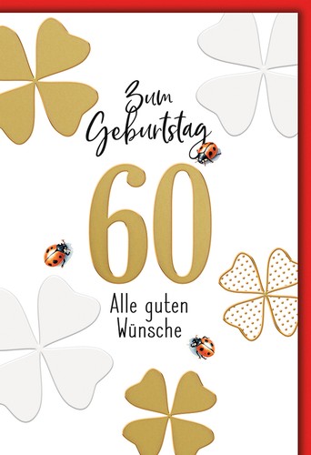 Biglietto auguri - biglietto, 60°