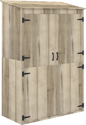 Capanno attrezzi ante legno - capanno,