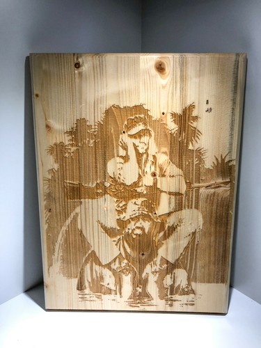 Bud spencer quadro in legno - spencer,