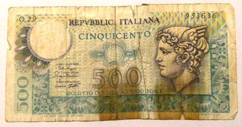 500 lire mercurio 1979 - 500,