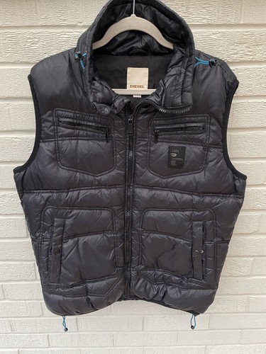 Diesel gilet uomo blu - diesel, medio
