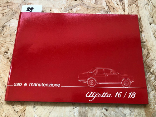 Alfaromeo alfetta 1 - /, 1.8