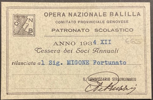 Genova opera nazionale balilla - genova,