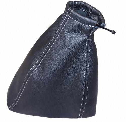 Ghetta ingranaggio pelle nera - ghetta,