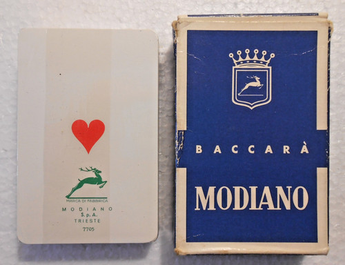 Modiano carte gioco - carte, baccara'