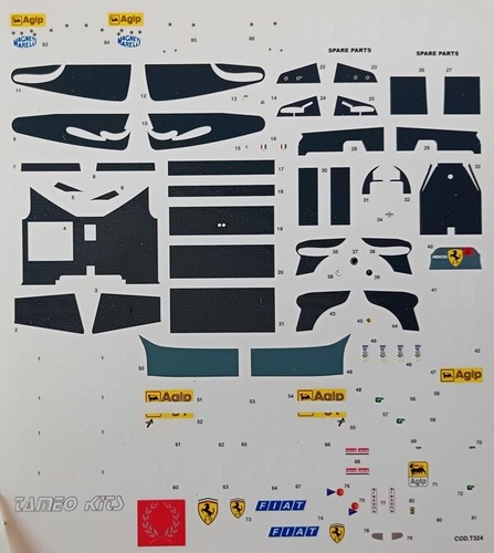 Decal ferrari 126 c3 gp - decal,