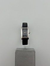 Cartier Tank Americaine White Gold 18Kt Black Dial Luxury Lady