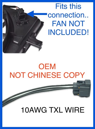 Radiator cooling fan connector - radiator,