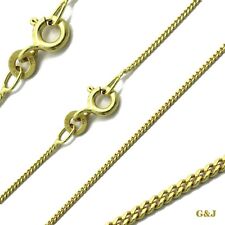 Collana Piatta In Oro 333/8