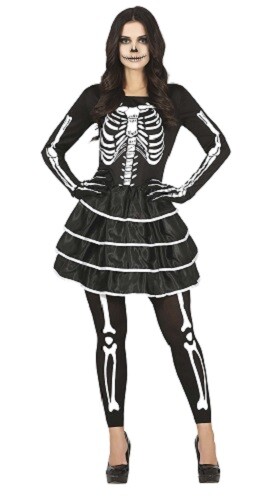 Costume scheletro donna