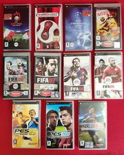 LOTTO CUSTODIE GIOCHI PSP PLAYSTATION PORTABLE FIFA PES CALCIO VIDEOGIOCHI RETRO