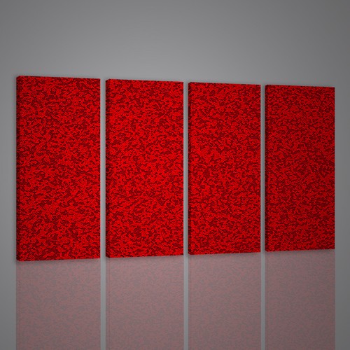 Quadri moderni abstract red - abstract,