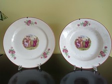 Coppia antichi piatti S.C