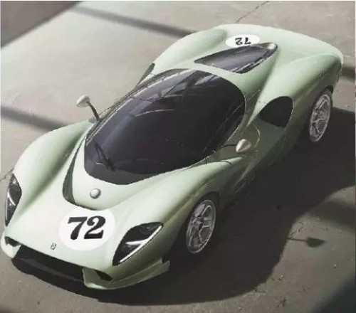 Mini auto detomaso - p72, 1/18