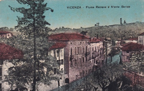 Cartolina vicenza fiume - vicenza, ,fiume
