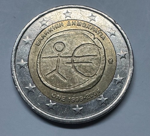 Moneta euro stickman - moneta, 2