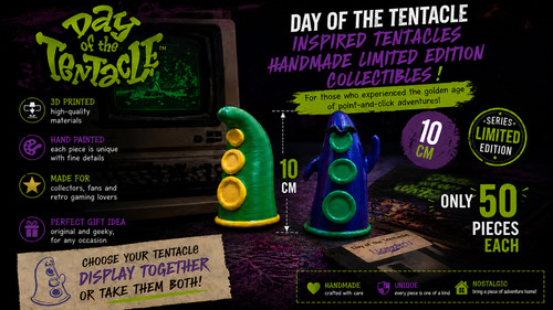 Green purple tentacles - green,