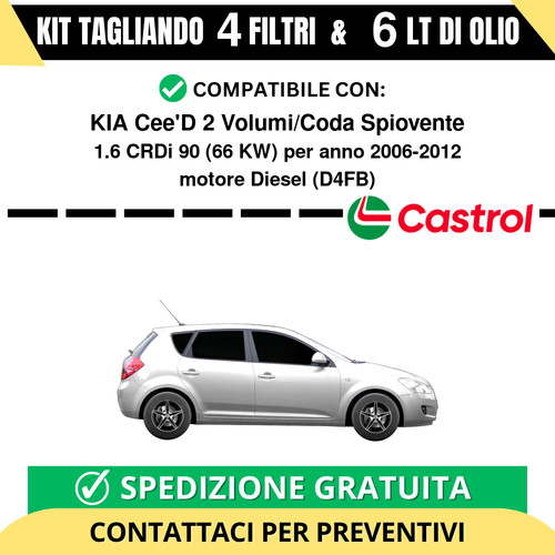 Tagliando per kia - kia, 2