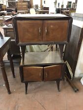 Coppia di comodini  in legno  Vintage anni '50 60 modernariato, stile  Buffa