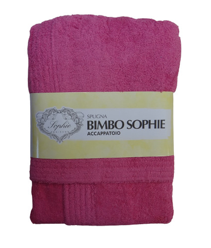 Accappatoio bimba sophie fuxia - accappatoio,