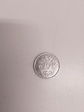 10 rappen year 1970 Swiss