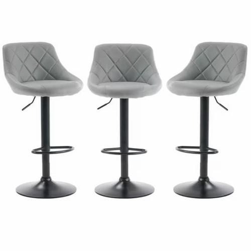 Sgabelli bar grigio - 3, sedie
