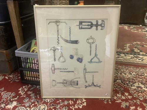 Vintage lithograph c1950 wall - vintage,