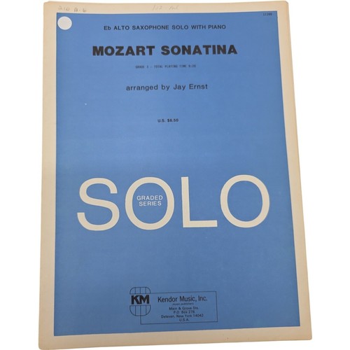 Mozart sonatina solo serie - solo,