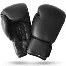Guantoni da boxe neri velcro