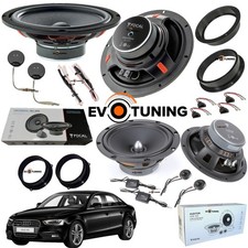 Kit 8 Altoparlanti Focal ISU 200+ASE 165 Ant e Post per AUDI A4 B8 2007-2015
