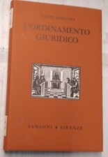 SANTI ROMANO-L'ORDINAMENTO