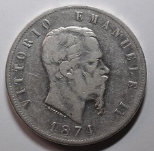 5 Lire  silver RE  Vittorio