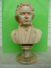 BEETHOVEN BUSTO BASE MARMO - FIRMATO A. GIANNELLI - VINTAGE