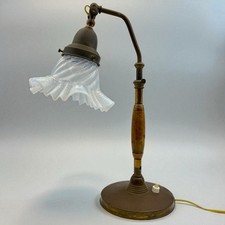 Antica lampada Ministero in otone da tavolo scrivania ministeriale Anni 30 '40