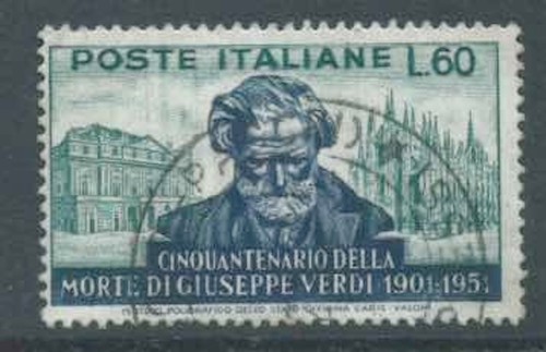 Italia 1951 sg805 60l blu - 60l,