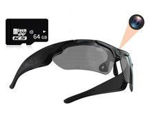 Occhiali Sportivi con Telecamera Video 1080p Full HD Microcamera Mini 64GB