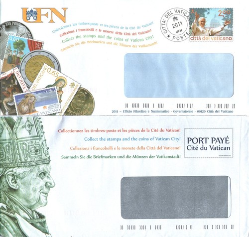 Storia postale vaticano papa - storia,