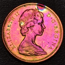 1967 Canada one 1 centesimo