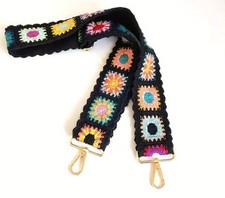 Tracolla borsa crochet colorata lunghezza regolabile