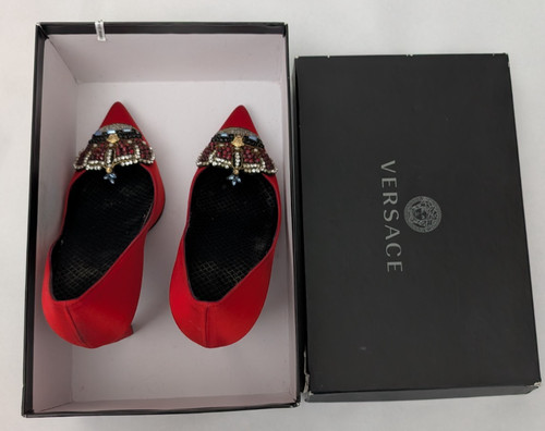 Versace pompa corona - versace, rosso