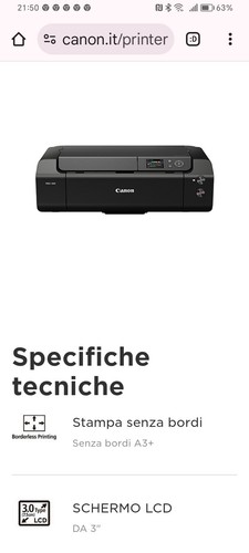 Stampante canon image pro - stampante,