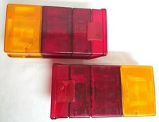 FANALI PLASTICHE LENTI POSTERIORI PER CITROEN VISA MK1 COPPIA GEMO ORIGINALI