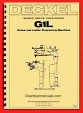 DECKEL G1L Profilo Incisore