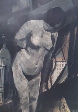 Mario Sironi - Nudo sulla