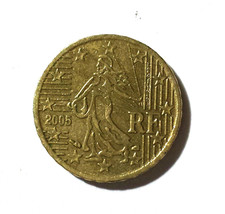 Moneta Da Collezione 10 Centesimi Francia Dea  Inseminatrice  RF 2005