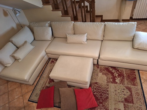 Divano angolare ecopelle - ,